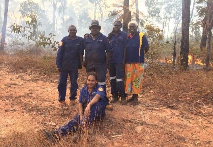 Women Rangers focus in on fire
